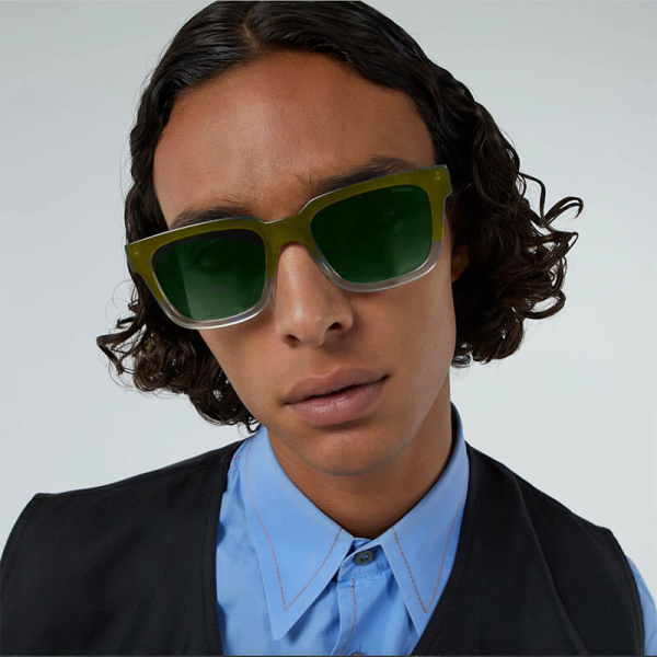Komono Sonnenbrille Bobby Pacific Sunset grün,  getönte Gläser, style